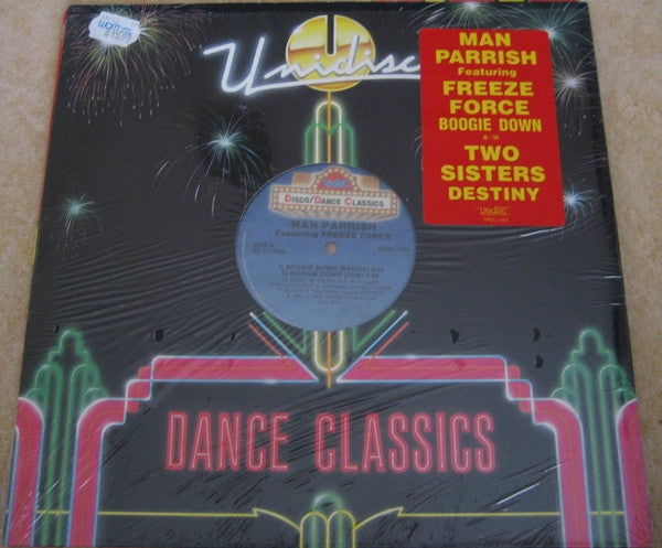 Man Parrish Featuring Freeze Force / Two Sisters : Boogie Down / Destiny (12")