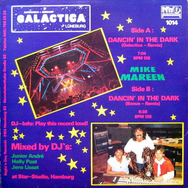 Mike Mareen : Dancing In The Dark (Galactica Remix) (12")