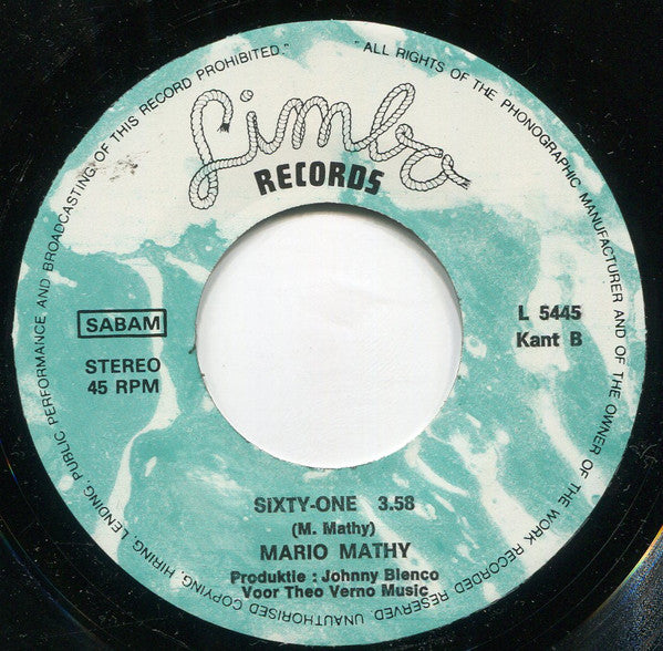 Mario Mathy : Liberty (7", Single)