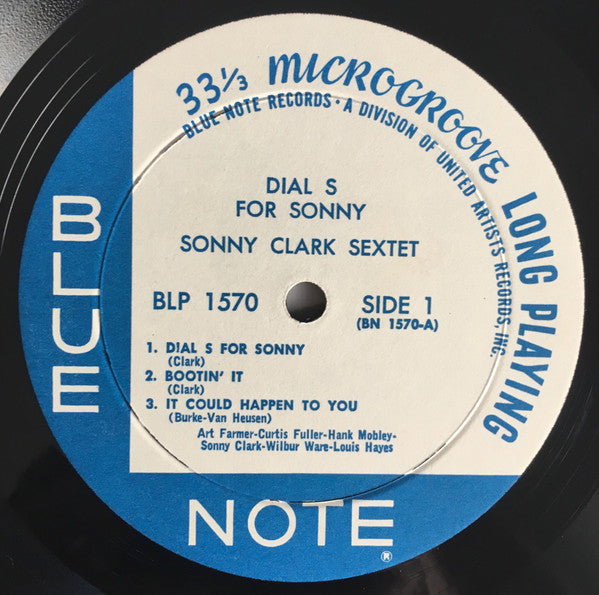 Sonny Clark : Dial S For Sonny (LP, Album, Mono, RE)