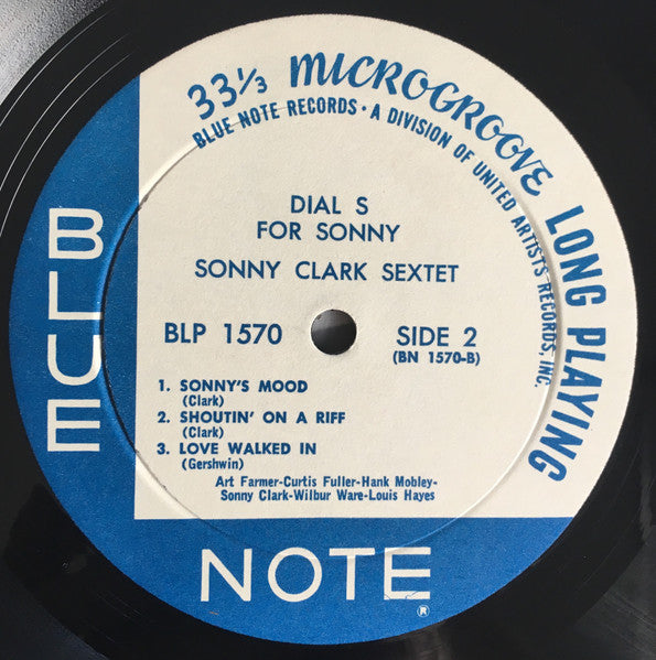 Sonny Clark : Dial S For Sonny (LP, Album, Mono, RE)