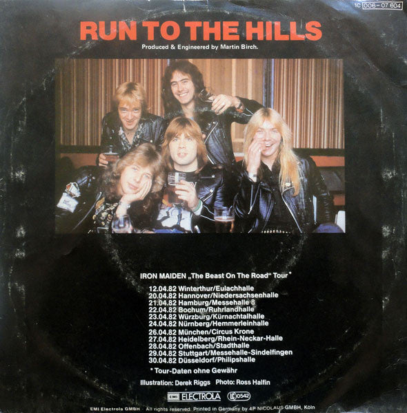 Iron Maiden : Run To The Hills (7", Single)
