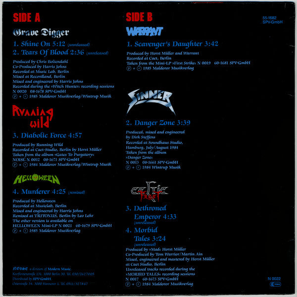 Various : Metal Attack Vol. 1 (LP, Comp, RP)