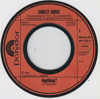 Direct Drive (3) : Anything? (7")