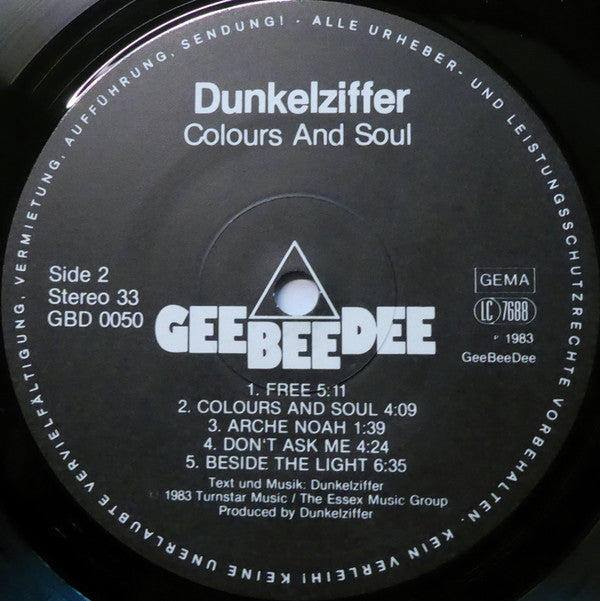 Dunkelziffer : Colours And Soul (LP, Album)