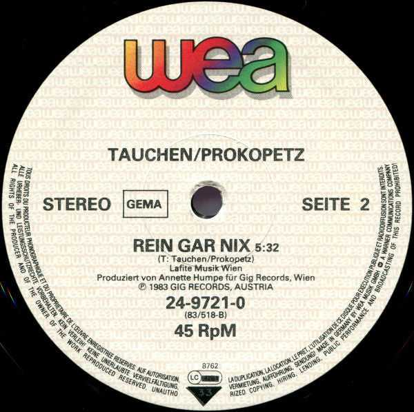 Tauchen - Prokopetz* / DÖF : Codo...Düse Im Sauseschritt (12", Maxi)