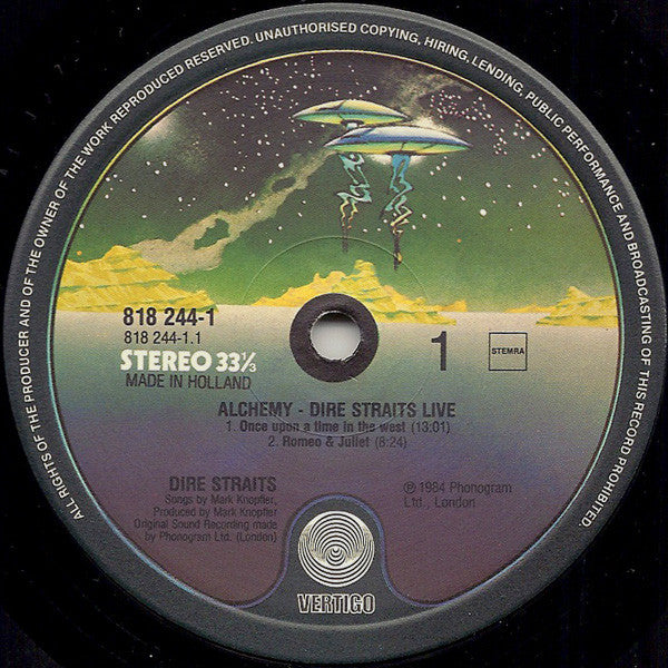 Dire Straits : Alchemy - Dire Straits Live (2xLP, Album, Gat)
