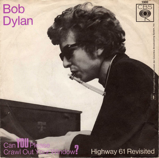 Bob Dylan : Can You Please Crawl Out Your Window? (7", Single)