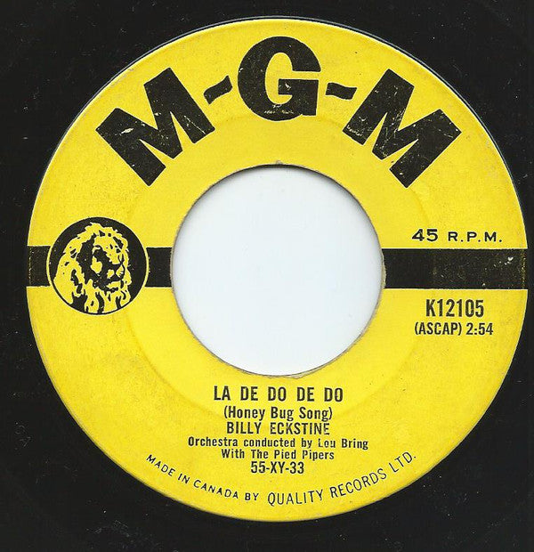 Billy Eckstine : La De Do De Do / Farewell To Romance (7")