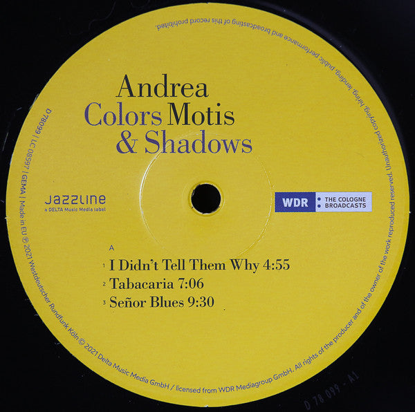 Andrea Motis, WDR Big Band Cologne*, Mike Mossman* : Colors & Shadows (2xLP, Album, 180)