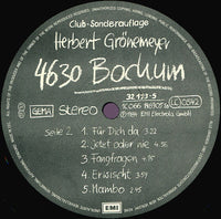 Herbert Grönemeyer : 4630 Bochum (LP, Album, Clu)