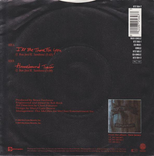 Bon Jovi : I'll Be There For You (7", Single)