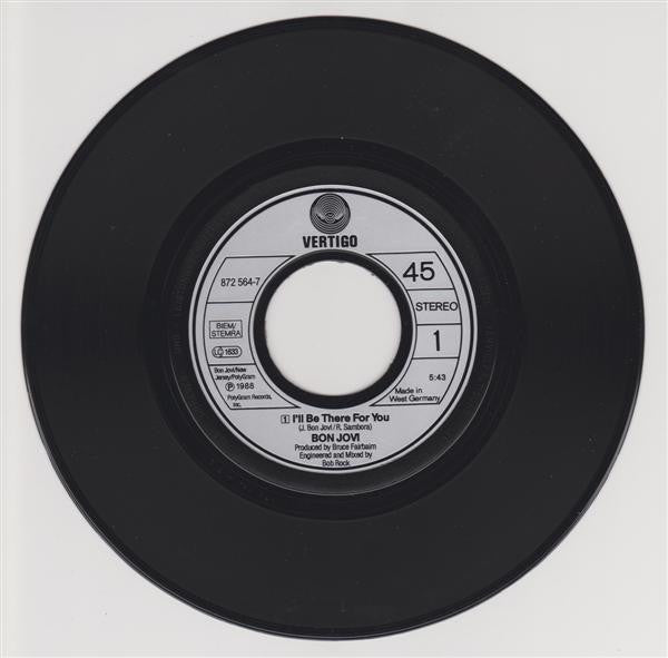 Bon Jovi : I'll Be There For You (7", Single)