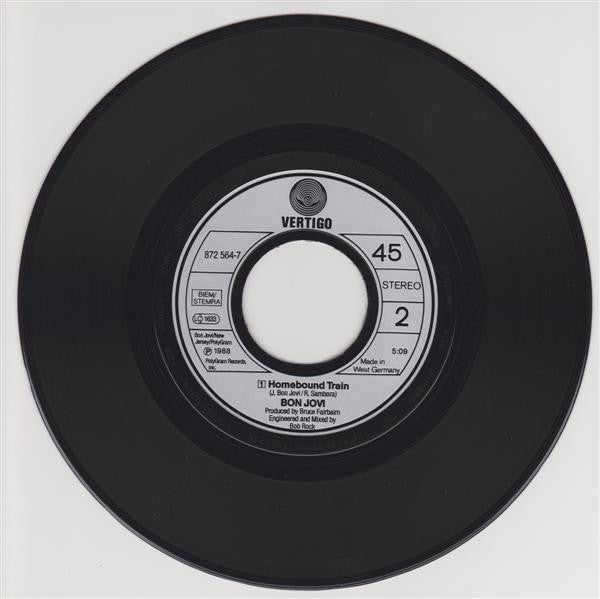 Bon Jovi : I'll Be There For You (7", Single)