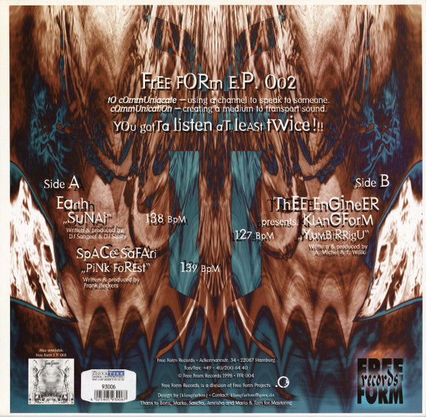 Various : Free Form E.P. 002 (12", EP, Comp)
