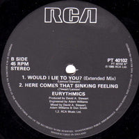 Eurythmics : Would I Lie To You? (12", Single)