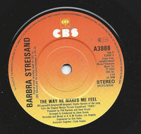 Barbra Streisand : The Way He Makes Me Feel (7", Single)