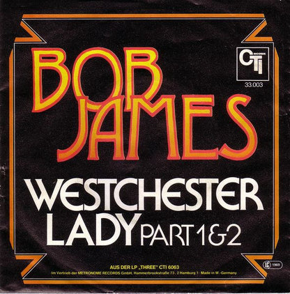 Bob James : Westchester Lady (7")
