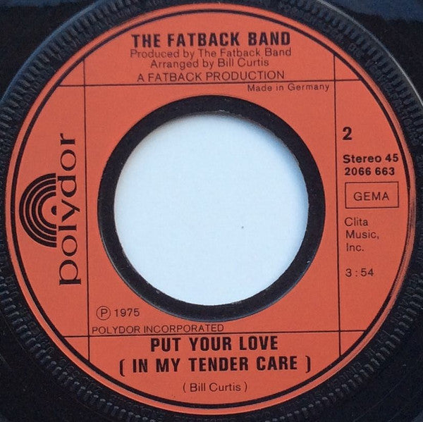 The Fatback Band : Spanish Hustle (7", Single)