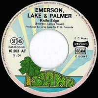 Emerson, Lake & Palmer : Lucky Man / Knife-Edge (7", Single, RE)