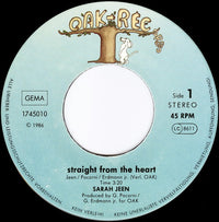 Sarah Jeen : Straight From The Heart (7", Single)