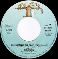 Sarah Jeen : Straight From The Heart (7", Single)