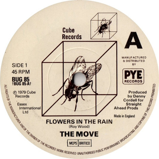 The Move : Flowers In The Rain (7")