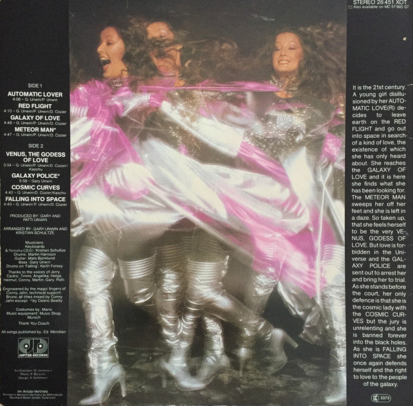 Dee D. Jackson : Cosmic Curves (LP, Album, P/Mixed)