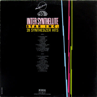 Star Inc. : Inter Synthellite - 28 Synthesizer Hits (LP, Album, RE)