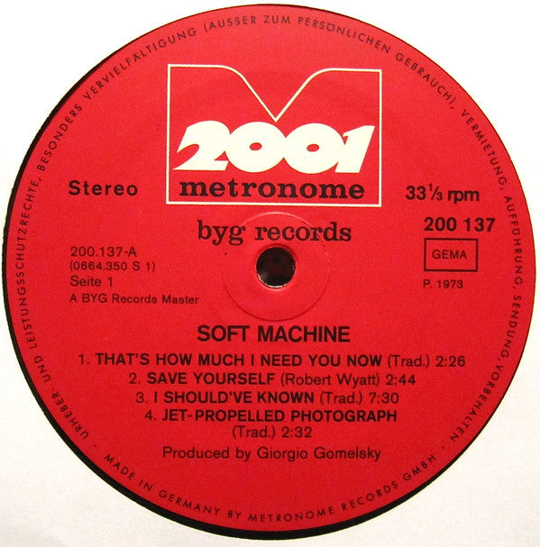 Soft Machine : Soft Machine (LP)