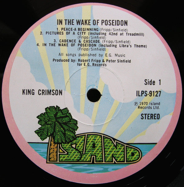 King Crimson : In The Wake Of Poseidon (LP, Album, RP, Tex)