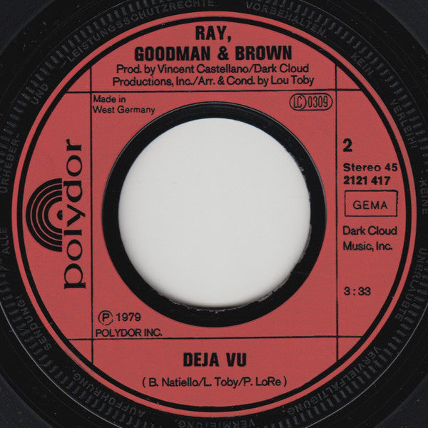 Ray, Goodman & Brown : Special Lady (7", Single)