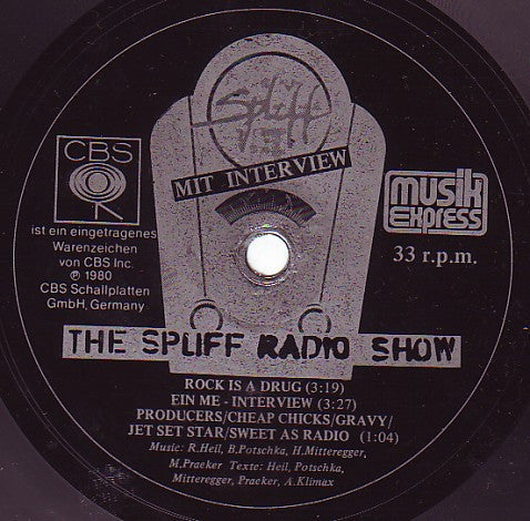 Spliff : The Spliff Radio Show (Mit Interview) (Flexi, 7", S/Sided, Smplr)
