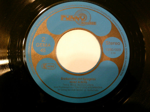Heinz Albers : Ick Vor So Gern Mit Min Oll Rad (7")