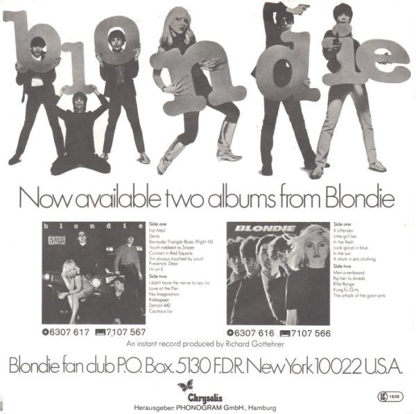 Blondie : (I'm Always Touched By Your) Presence, Dear (7", Single, Gre)