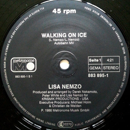 Lisa Nemzo : Walking On Ice (12", Maxi)
