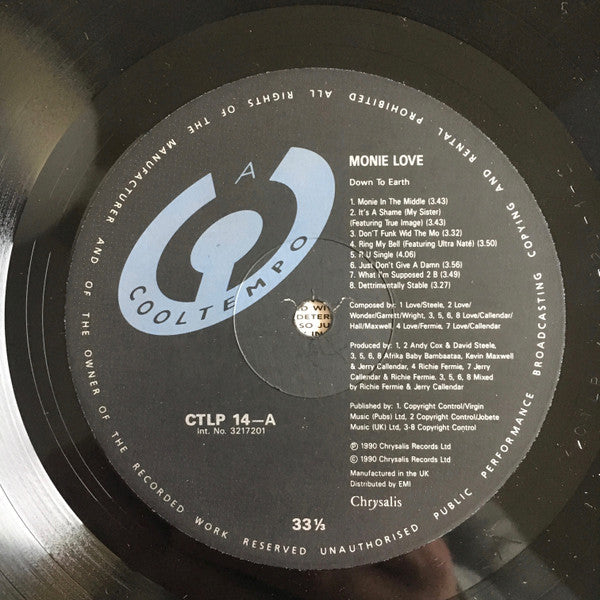 Monie Love : Down To Earth (LP + 12", EP + Album, Ltd)