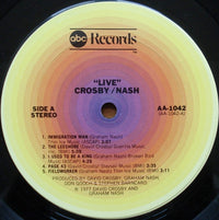 Crosby-Nash* : Live (LP, Album)