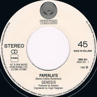 Genesis : Paperlate (7", Single)