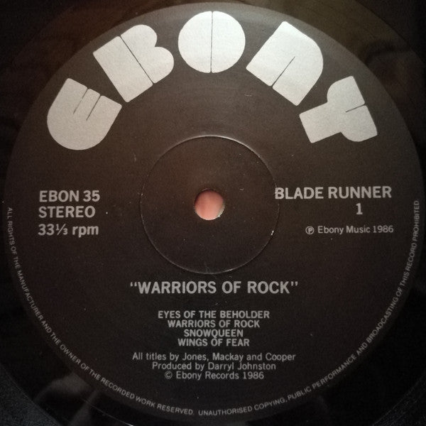 Blade Runner : Warriors Of Rock (LP, Album)