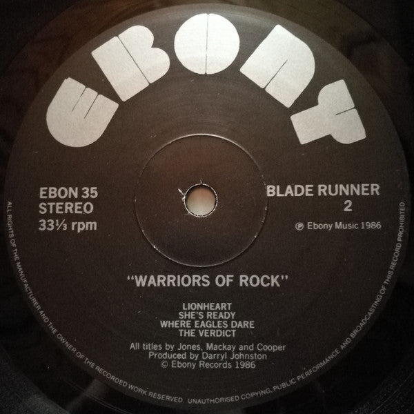 Blade Runner : Warriors Of Rock (LP, Album)