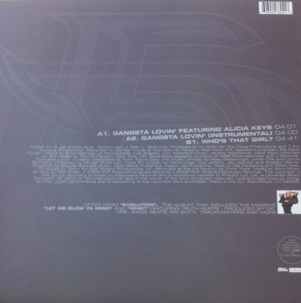 Eve (2) Featuring Alicia Keys : Gangsta Lovin' (12", Single)