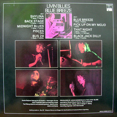Livin' Blues : Blue Breeze (LP, Album)