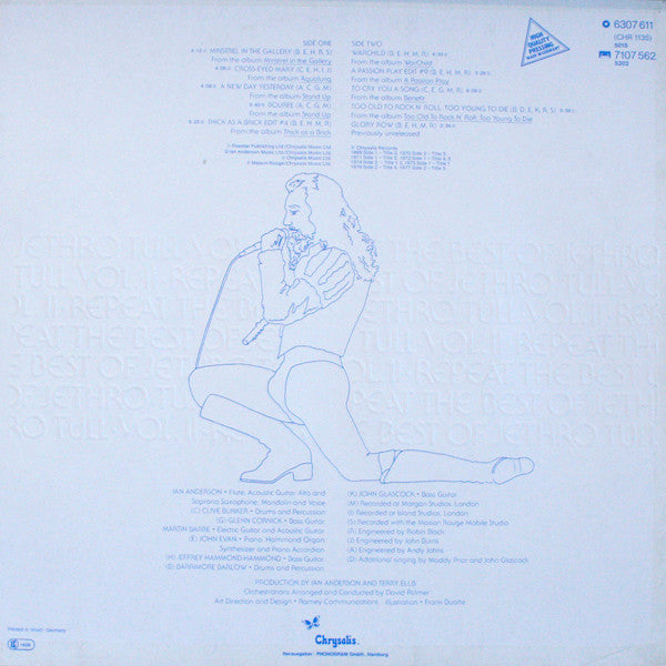 Jethro Tull : Repeat • The Best Of Jethro Tull • Vol. II • Repeat (LP, Comp, RE)
