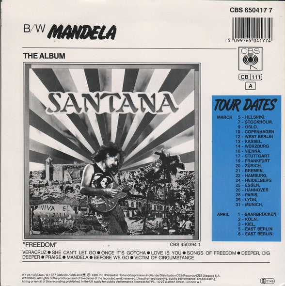 Santana : Veracruz (7")