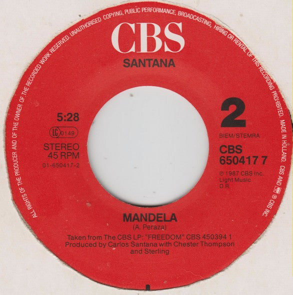 Santana : Veracruz (7")