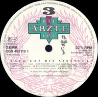 Die Ärzte : Live (Nach Uns Die Sintflut) (3xLP, Album + 7", S/Sided, Single, Etch)