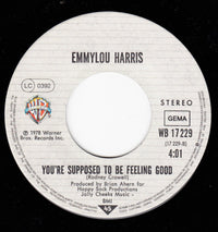 Emmylou Harris : I Ain't Living Long Like This (7", Single)