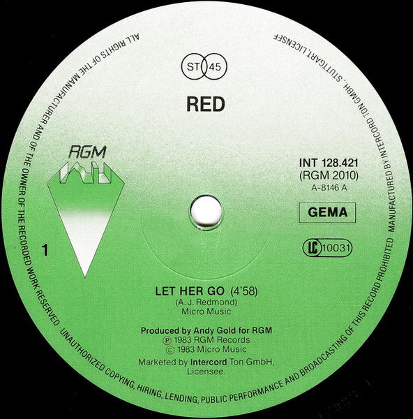 Red (3) : Let Her Go (12", Single)