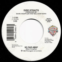 Dire Straits : Walk Of Life / So Far Away (7", Single, Spe)